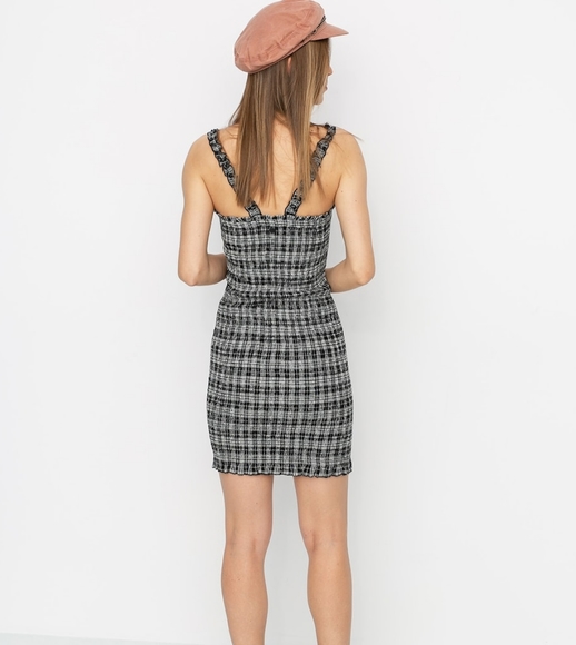 Volcom Seeriously Plaid Bodycon Dress - Picture 3 of 15